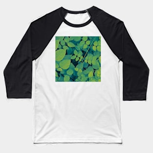 Green And Yellow Leaves Baseball T-Shirt